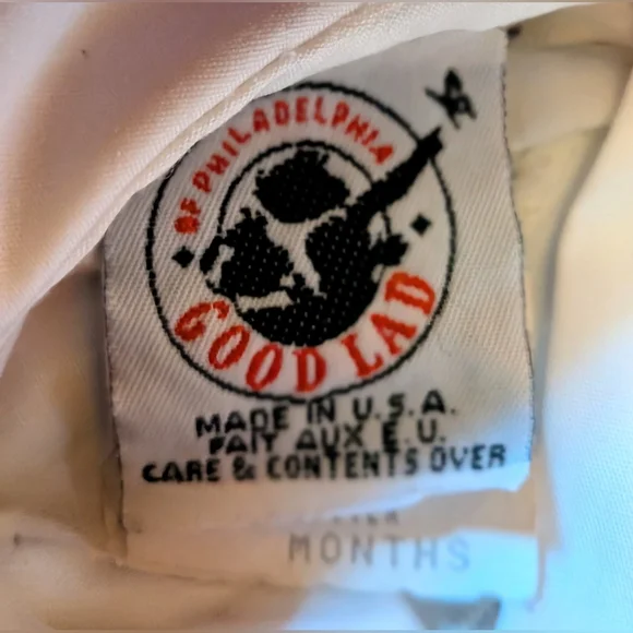 Vintage 90s Good Lad Baby Outfit with Red Plaid and Bow Tie Sz. 18m - Picture 4 of 5